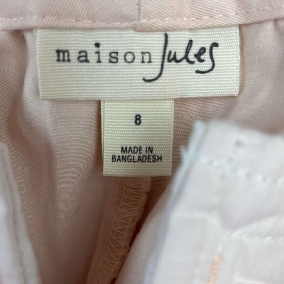 NWT Maison Jules Essential Pink Shorts Size 8 - Picture 6 of 7